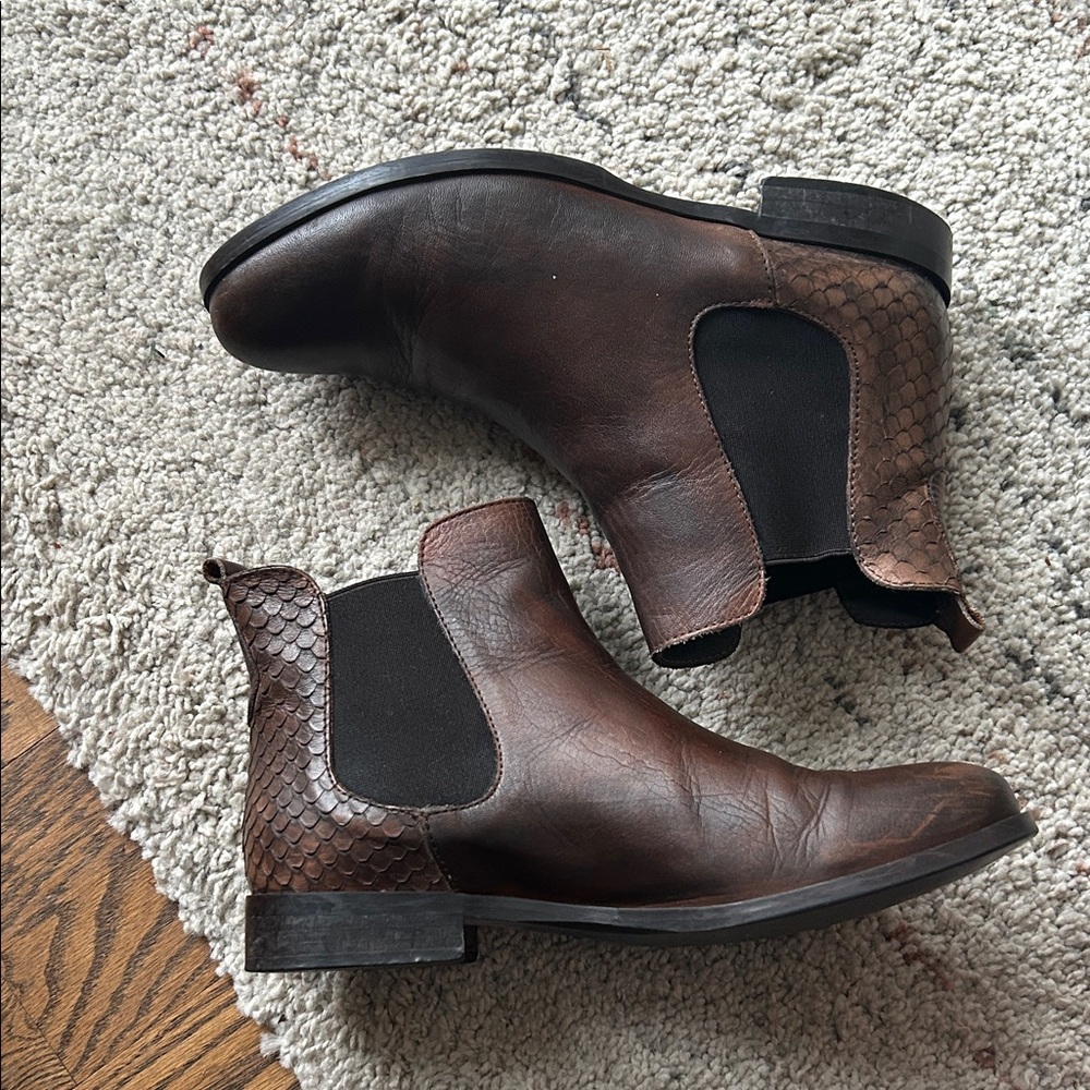 Elegant Brown Ankle Booties